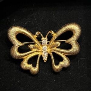 Vintage butterfly brooch